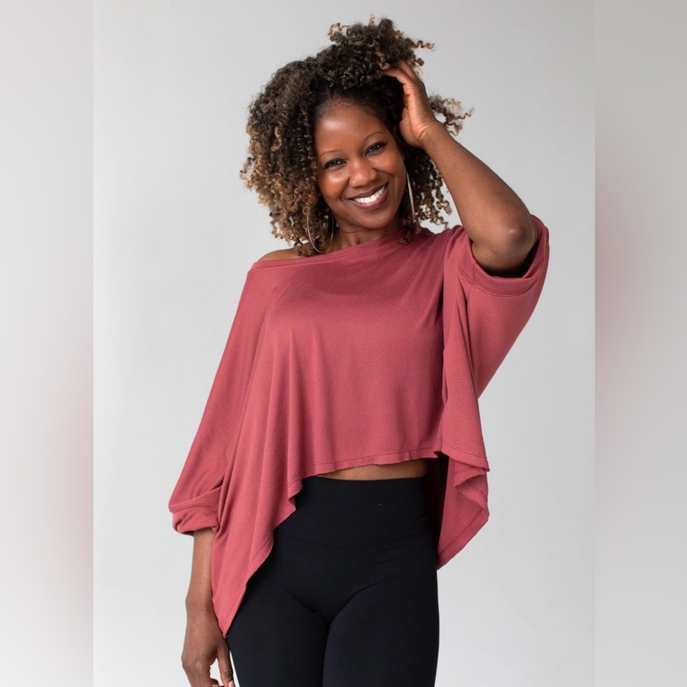 Savvi Hollie Top in cinnamon - Picture 3 of 15